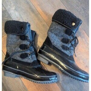 American Eagle Outfitters Women’s Winter Snow Boots, Size 5M, Faux Fur Lined